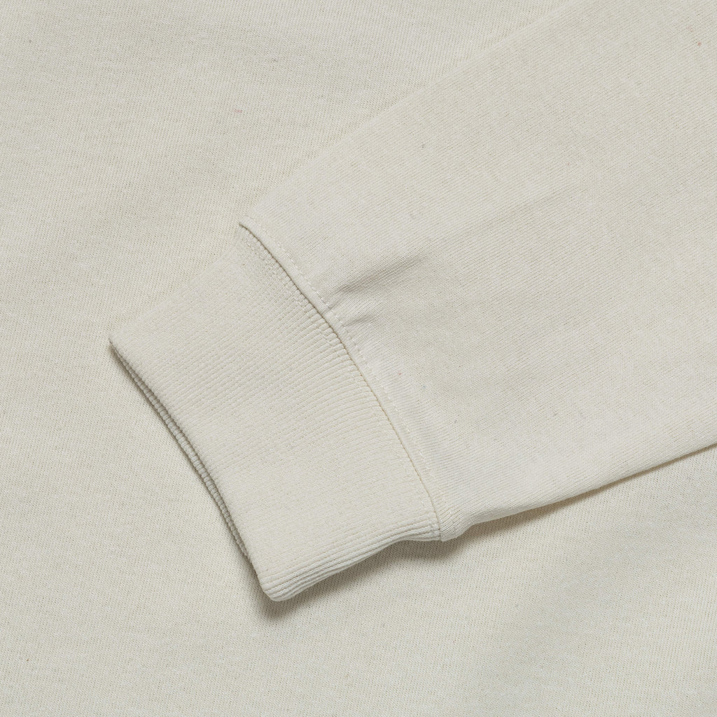 Eco Hybrid Box Logo LS Tee - White