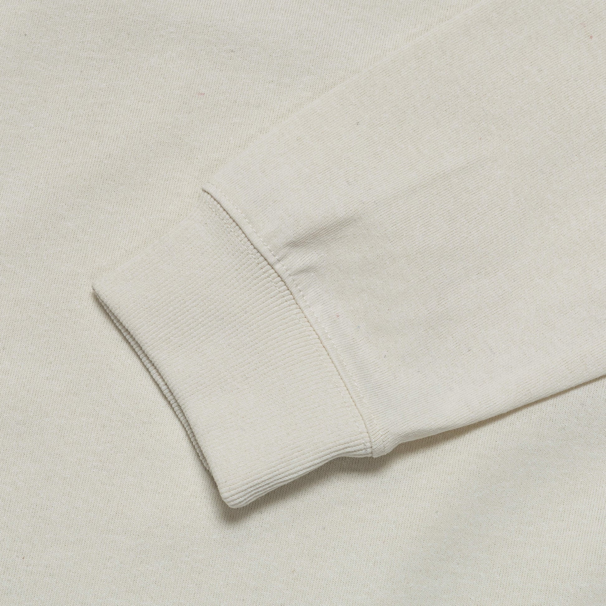 Eco Hybrid Box Logo LS Tee - White