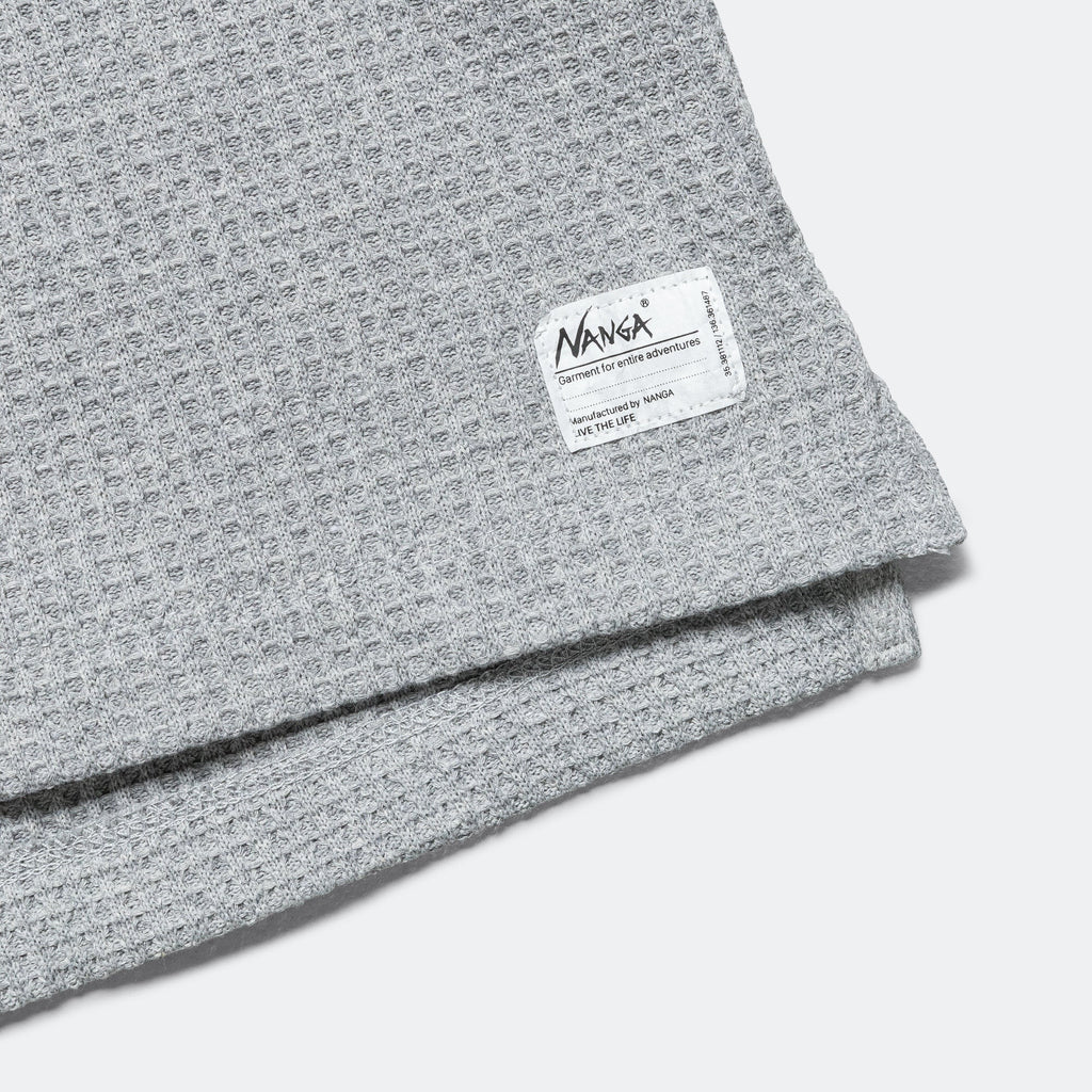 Eco Hybrid Waffle Loose Fit Tee - Light Grey