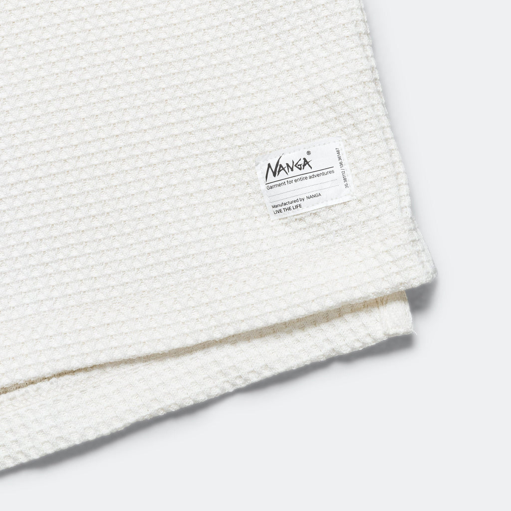 Eco Hybrid Waffle Loose Fit Tee - White