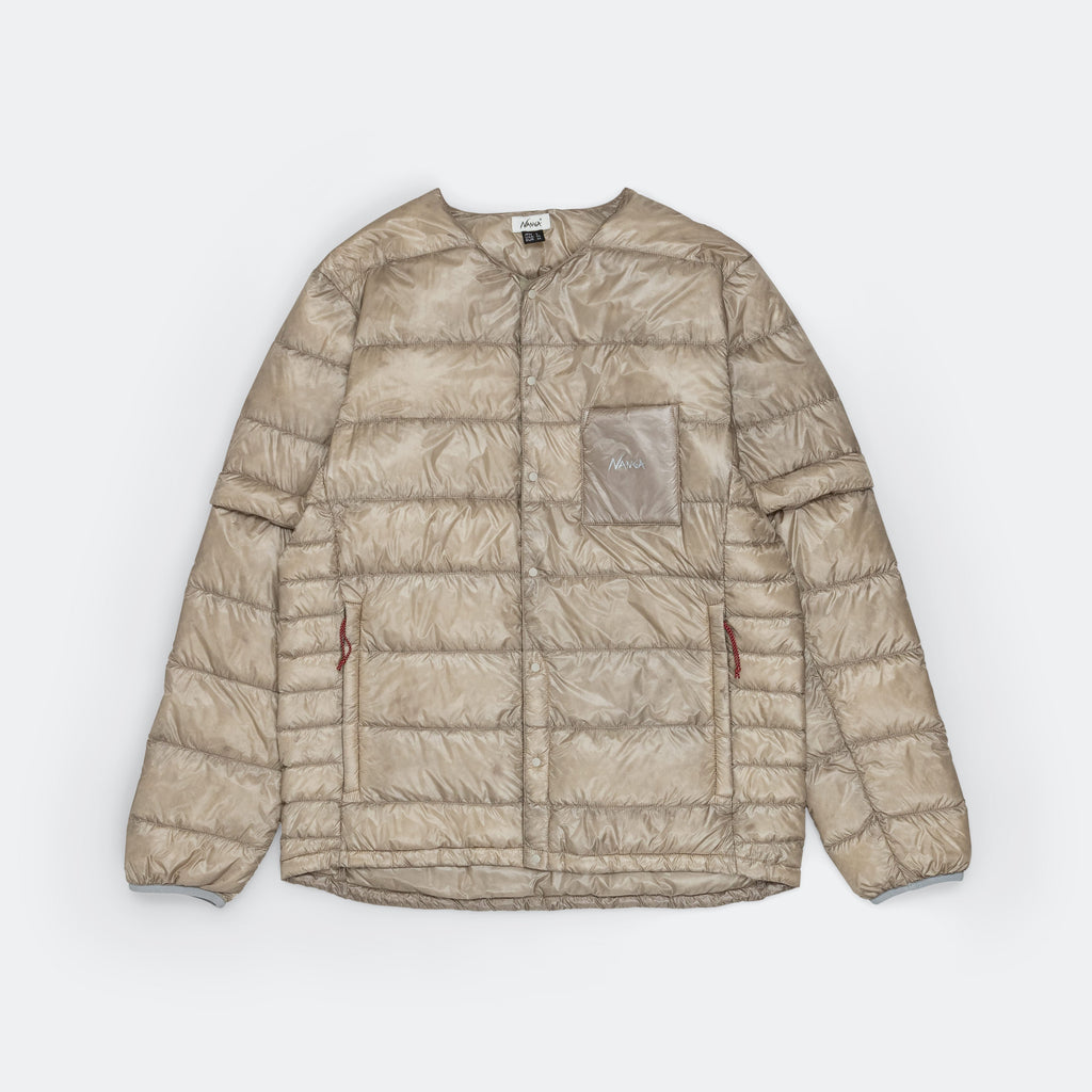 Inner Down Cardigan - Beige