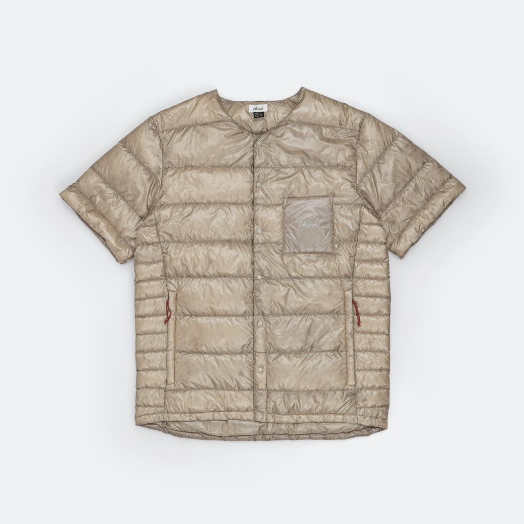 Inner Down Cardigan - Beige