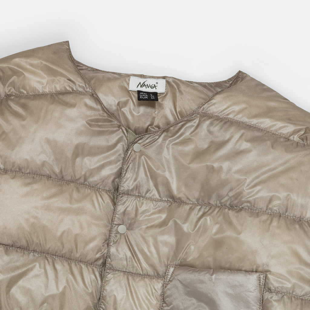 Inner Down Cardigan - Beige
