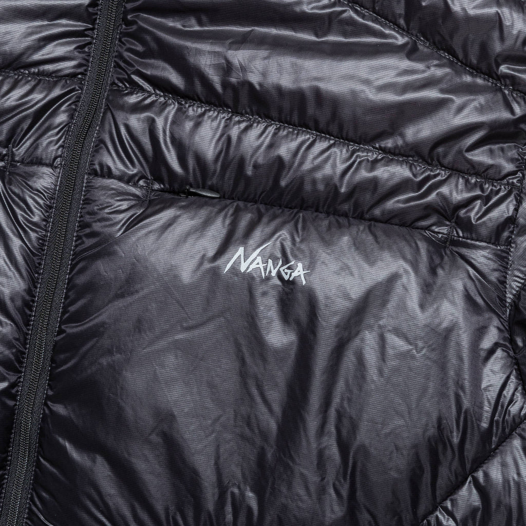 Minimarhythm Down Zip Blouson - Black/Light Grey
