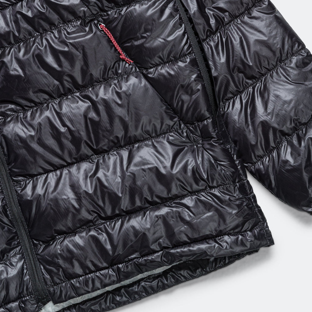 Minimarhythm Down Zip Blouson - Black/Light Grey