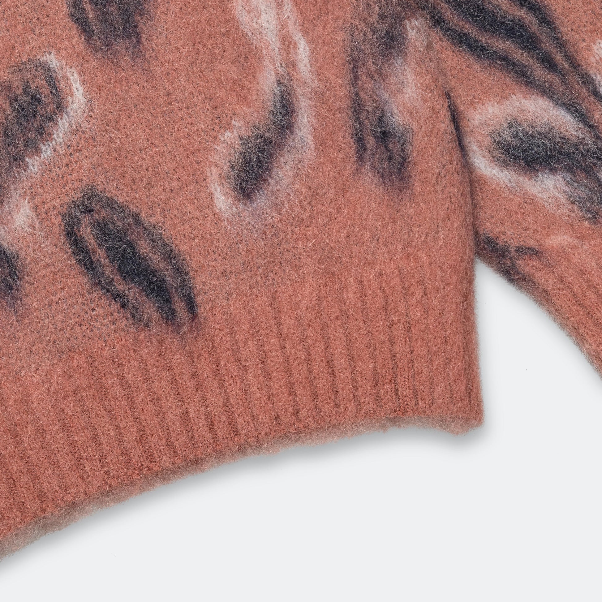 Mohair Cardigan - Pink Paisley