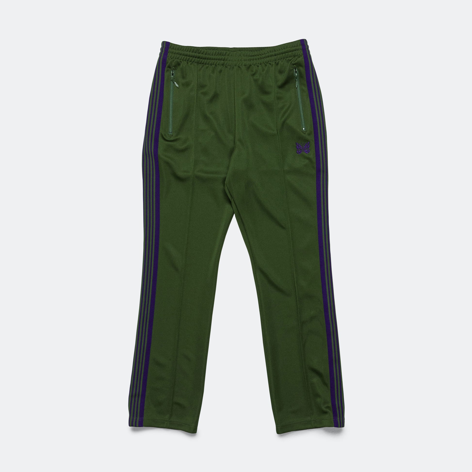 Narrow Track Pant - Ivy Green Poly Smooth