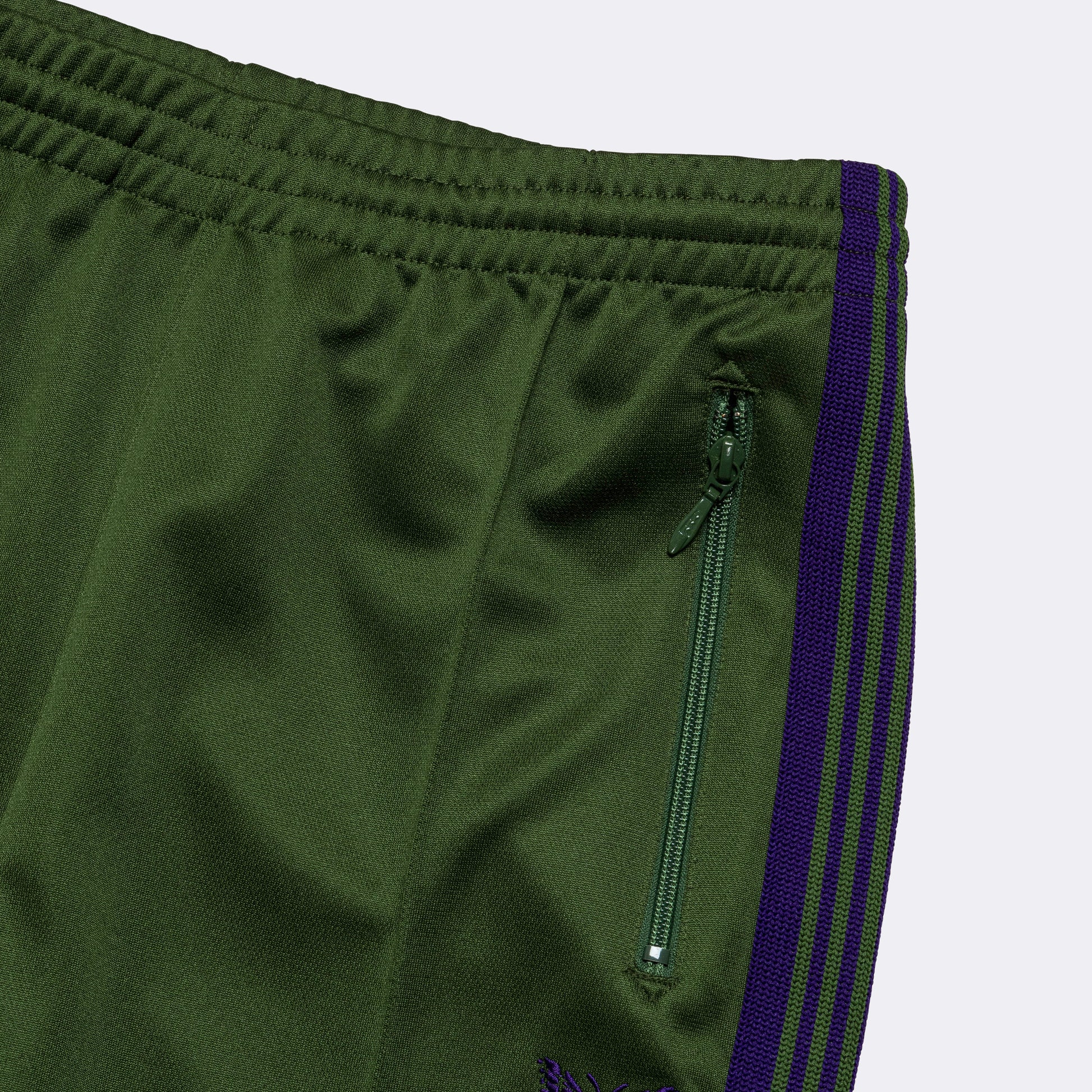 Narrow Track Pant - Ivy Green Poly Smooth