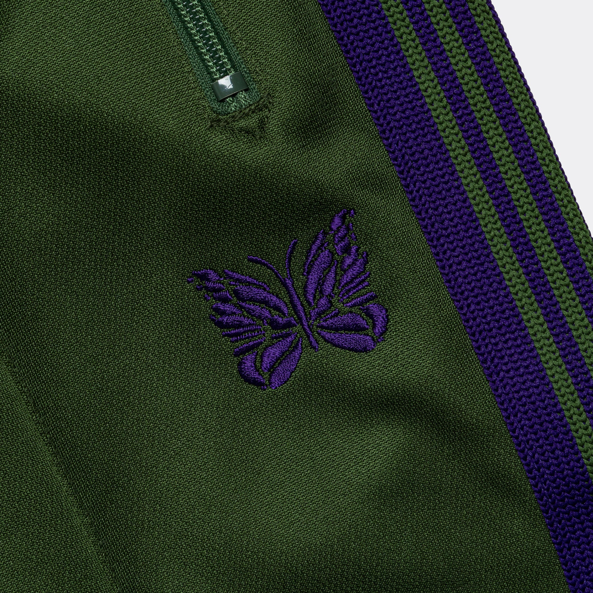 Narrow Track Pant - Ivy Green Poly Smooth