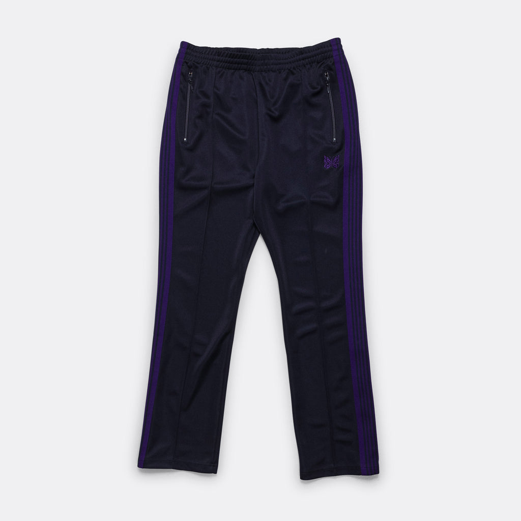 Narrow Track Pant - Navy Poly Smooth