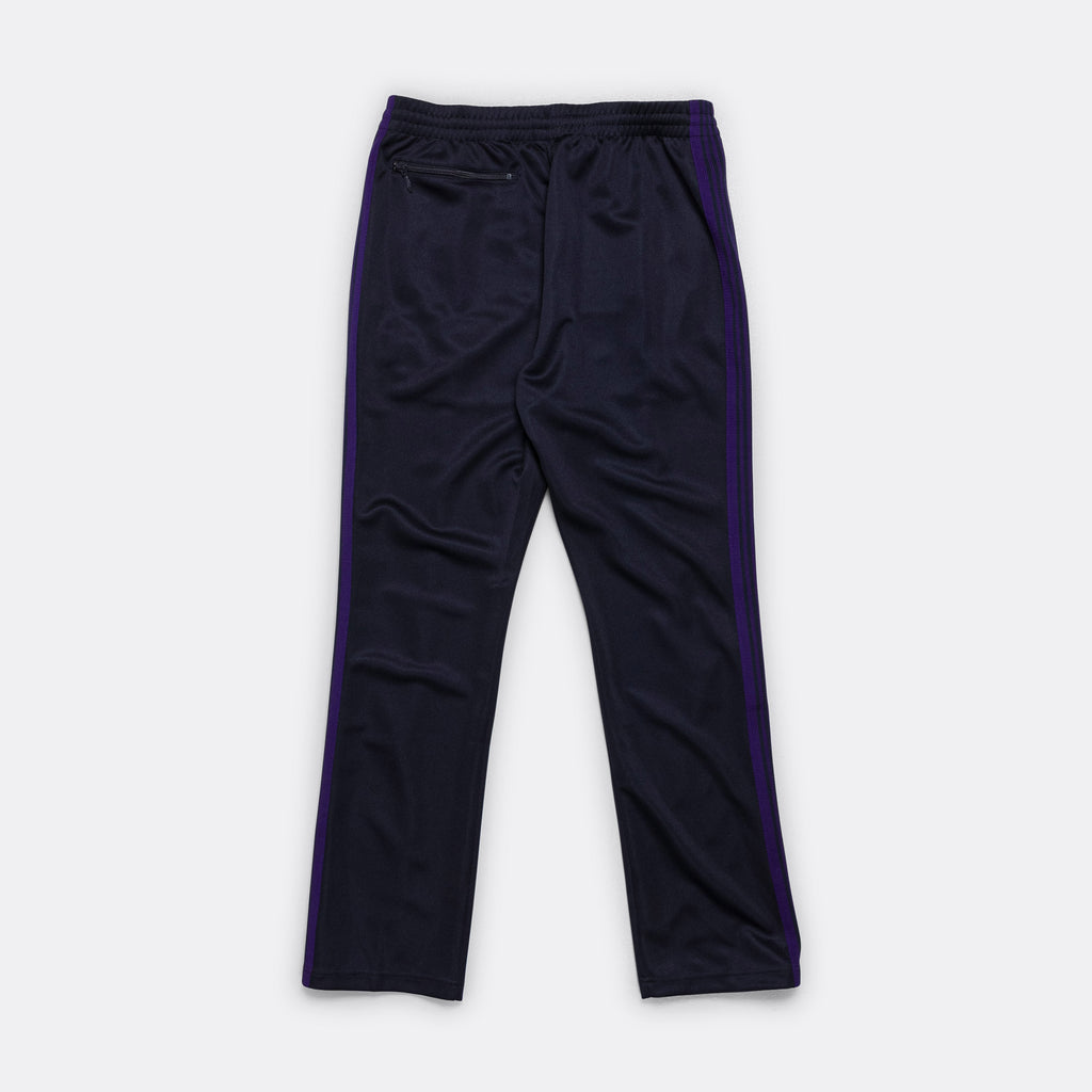 Narrow Track Pant - Navy Poly Smooth