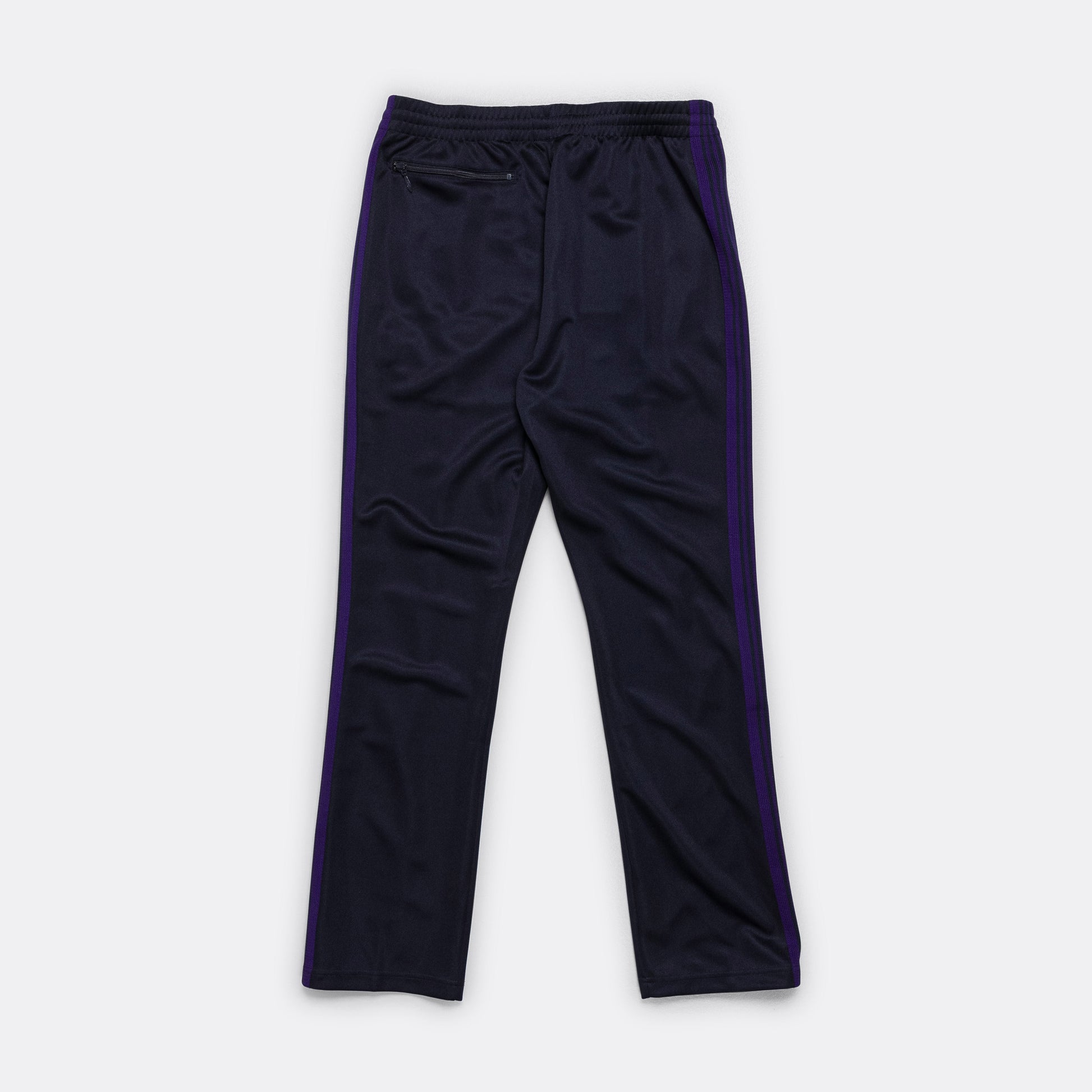 Narrow Track Pant - Navy Poly Smooth