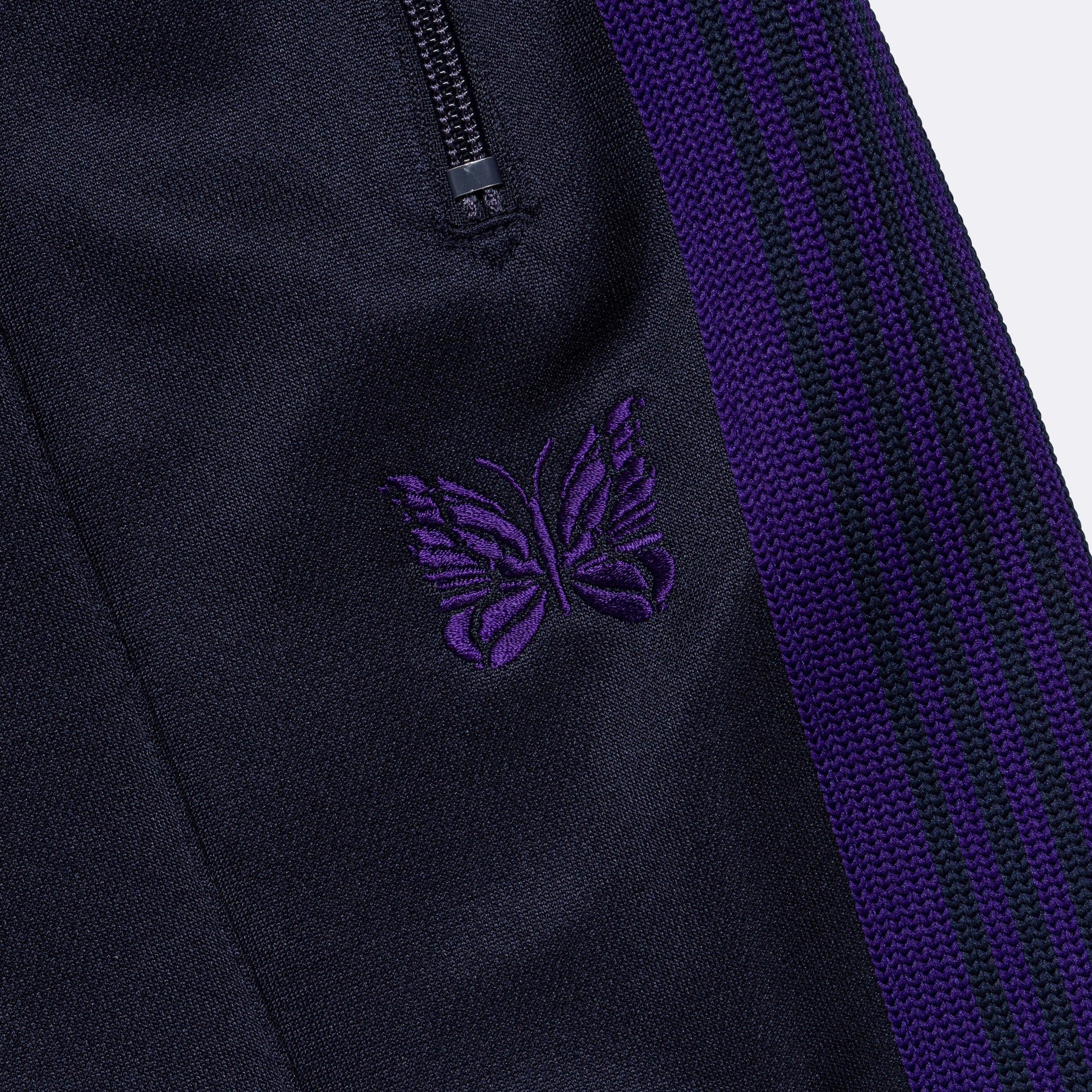 Narrow Track Pant - Navy Poly Smooth