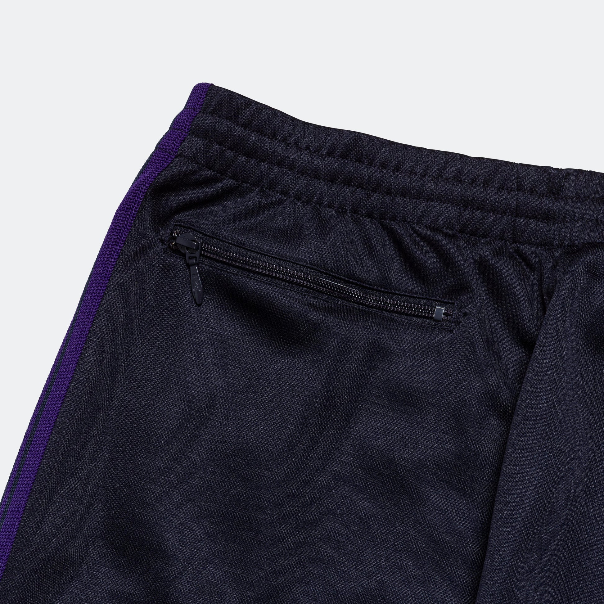 Narrow Track Pant - Navy Poly Smooth
