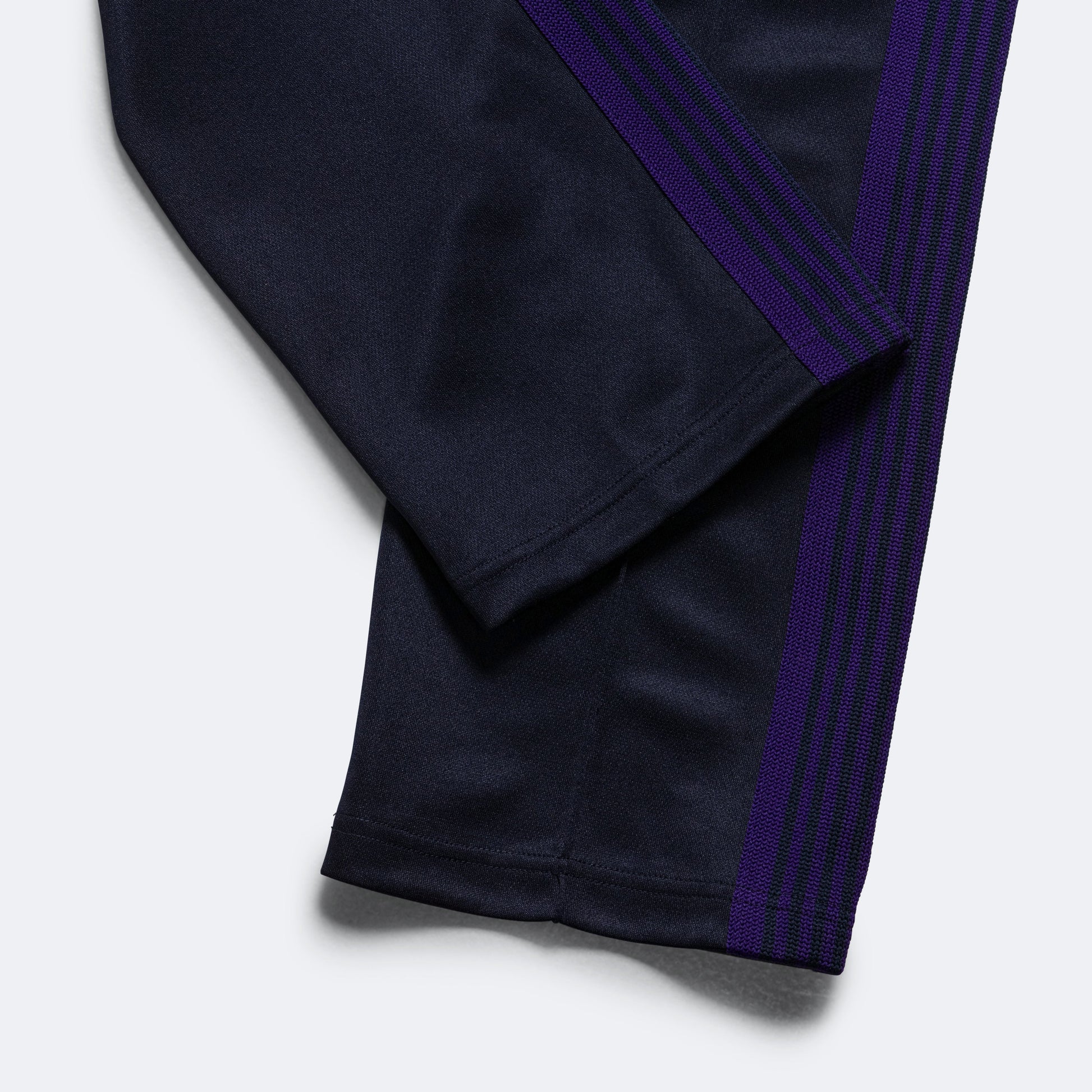 Narrow Track Pant - Navy Poly Smooth