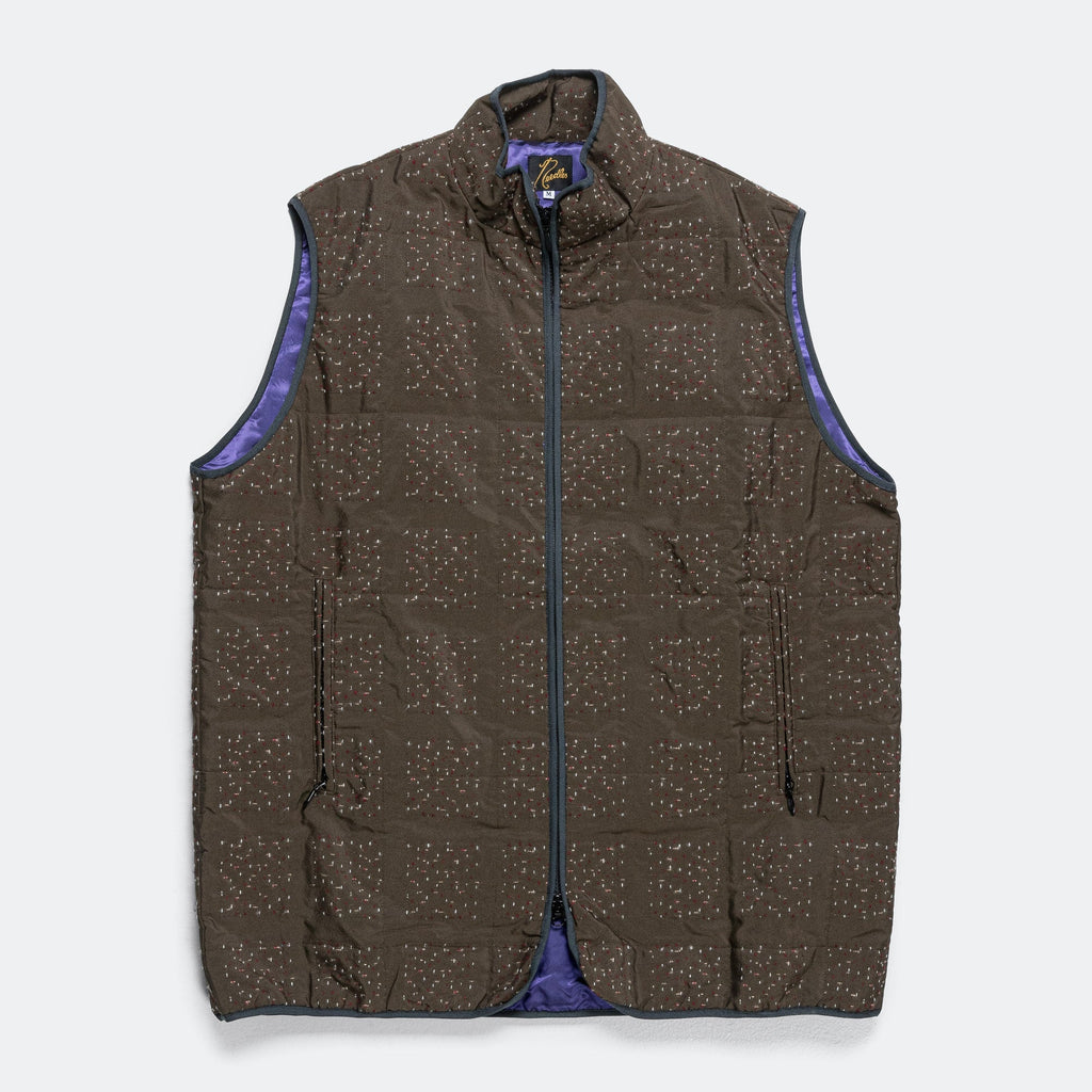 Piping Quilt Vest - PE/W Square Double Cut Jq