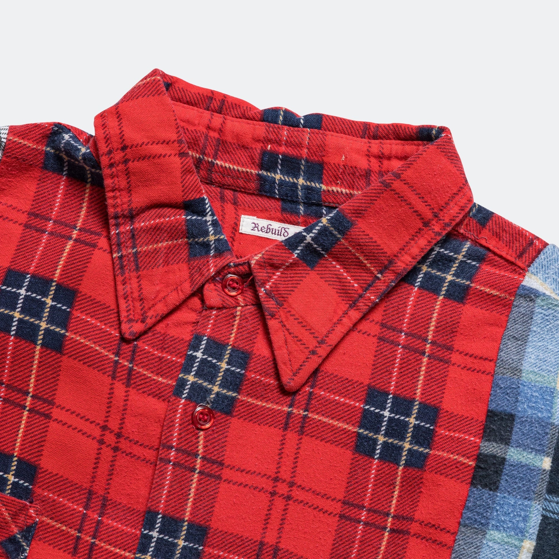 FW24 Rebuild Flannel 7 Cuts Shirt - Large #1