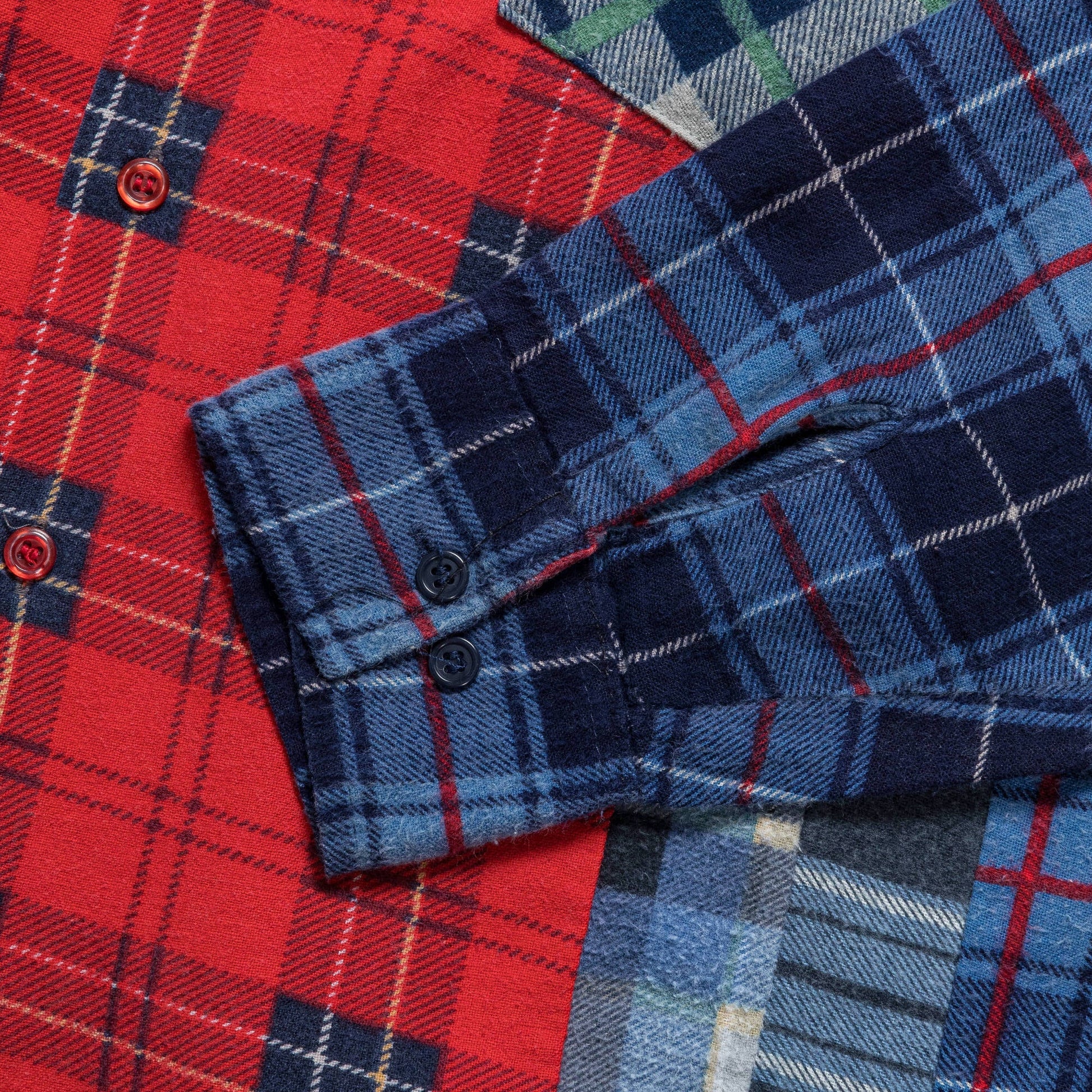 FW24 Rebuild Flannel 7 Cuts Shirt - Large #1