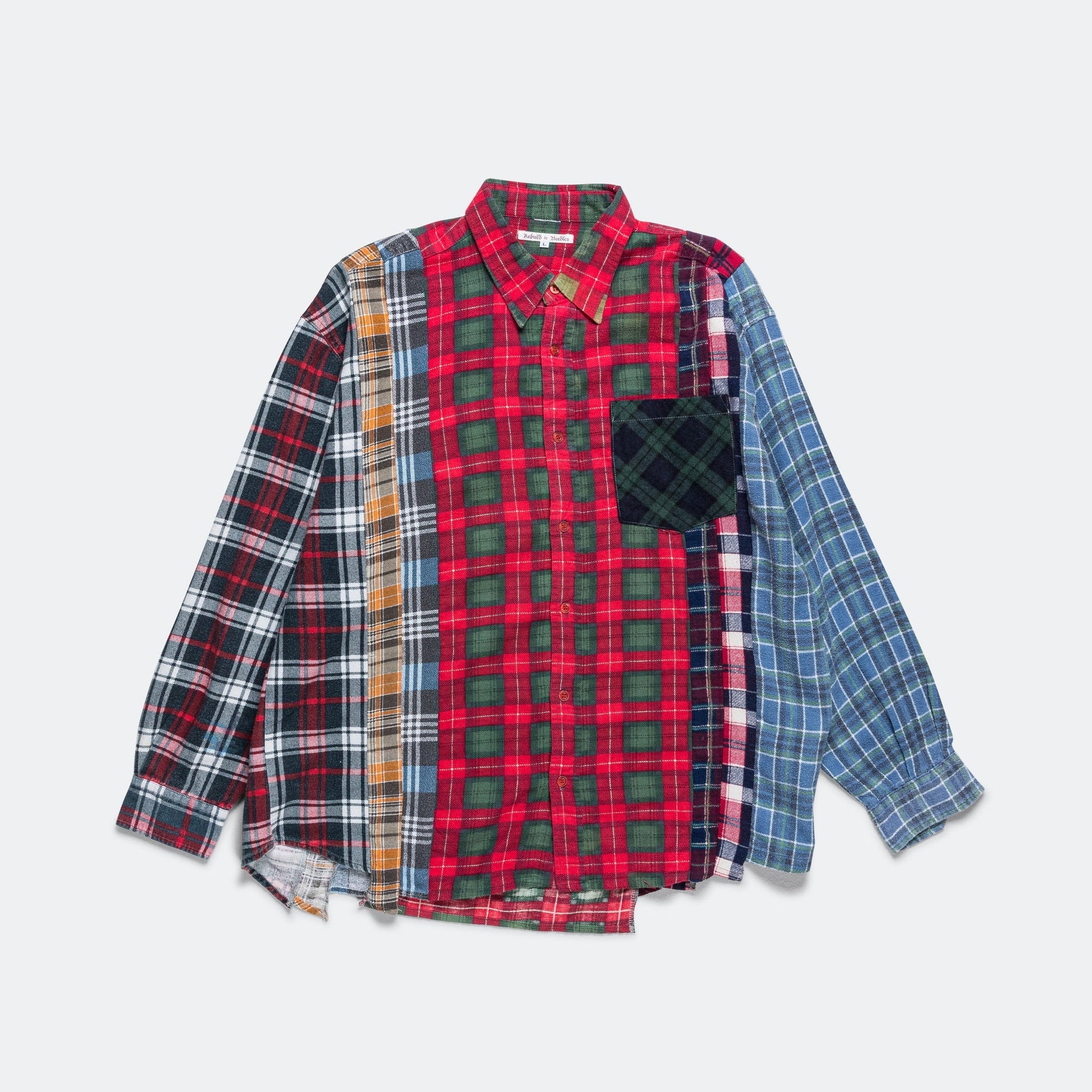 FW24 Rebuild Flannel 7 Cuts Shirt - Large #2
