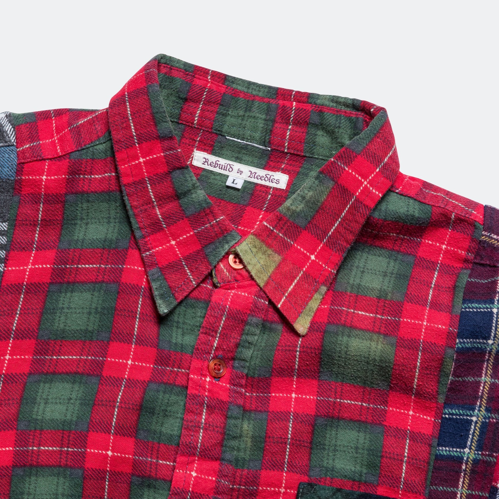 FW24 Rebuild Flannel 7 Cuts Shirt - Large #2