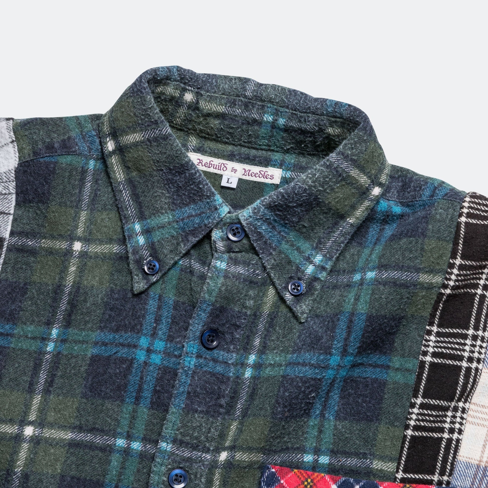 FW24 Rebuild Flannel 7 Cuts Shirt - Large #3