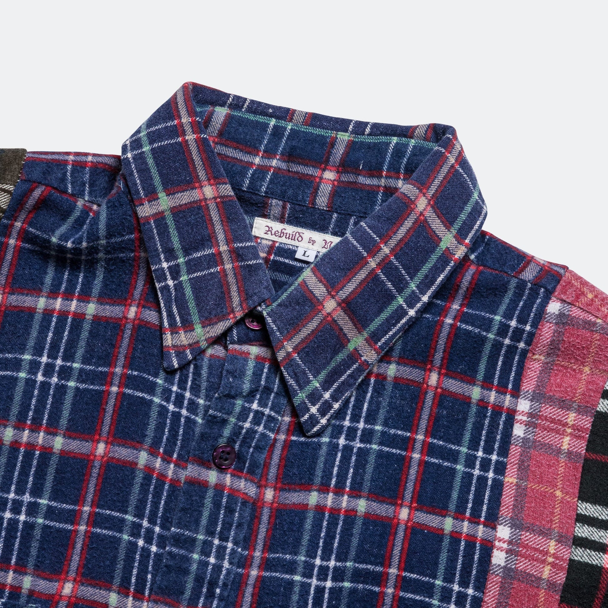 FW24 Rebuild Flannel 7 Cuts Shirt - Large #4