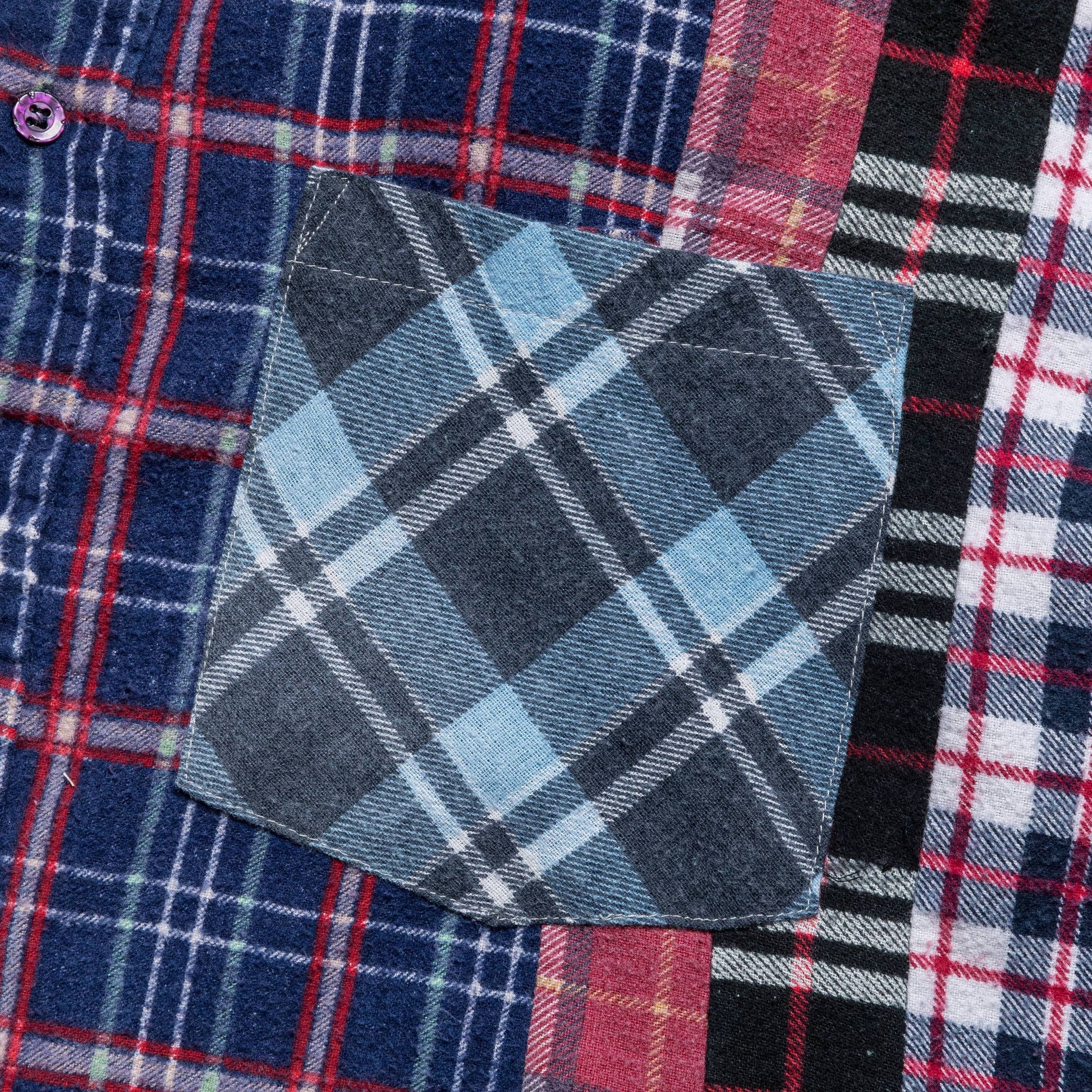 FW24 Rebuild Flannel 7 Cuts Shirt - Large #4