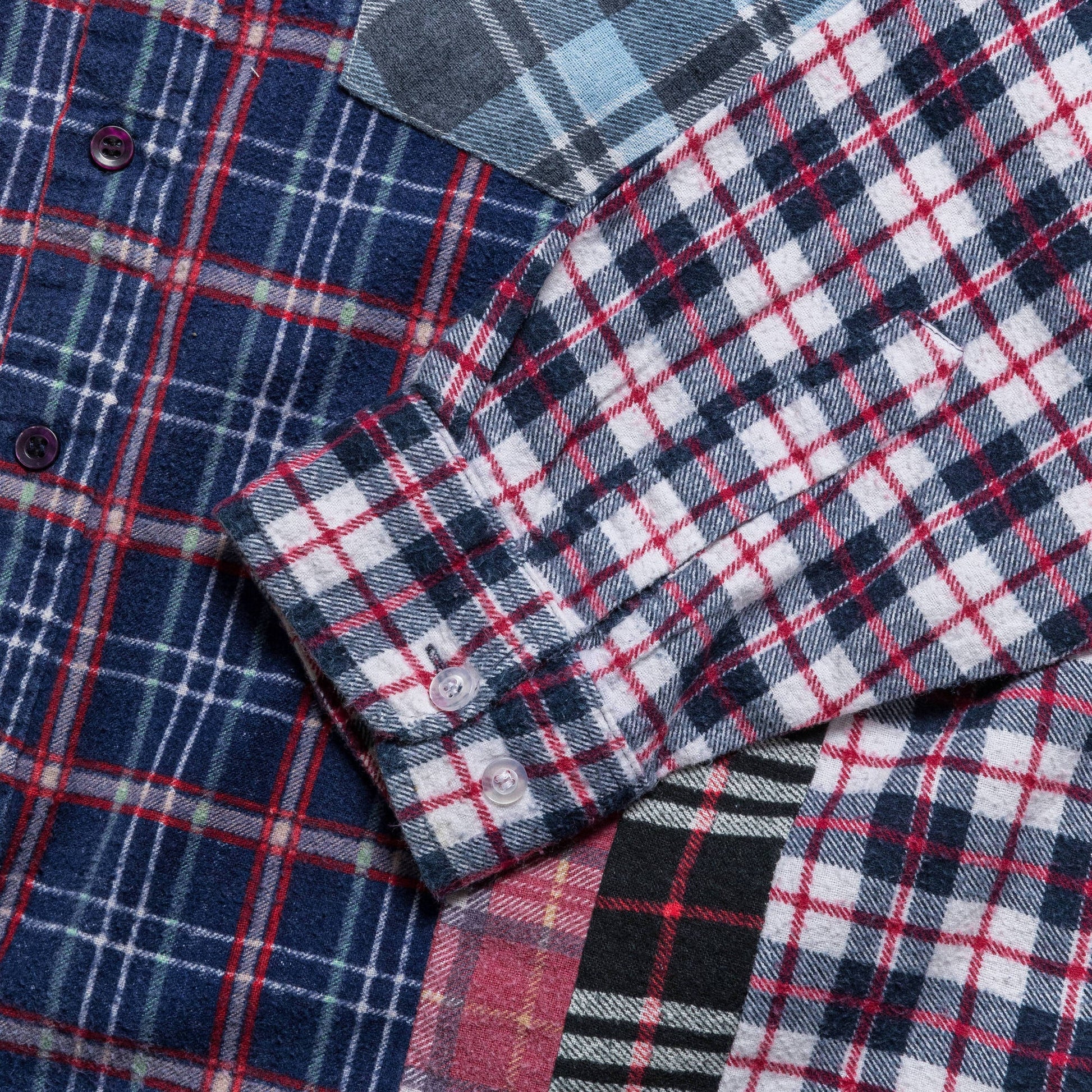 FW24 Rebuild Flannel 7 Cuts Shirt - Large #4