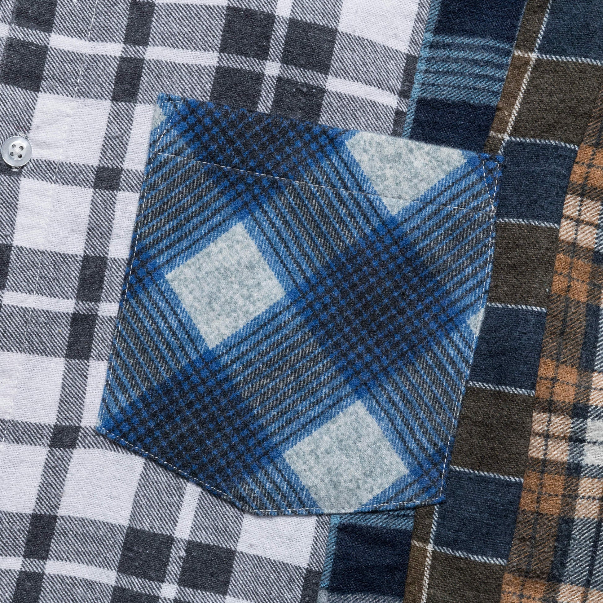 FW24 Rebuild Flannel 7 Cuts Shirt - Large #7
