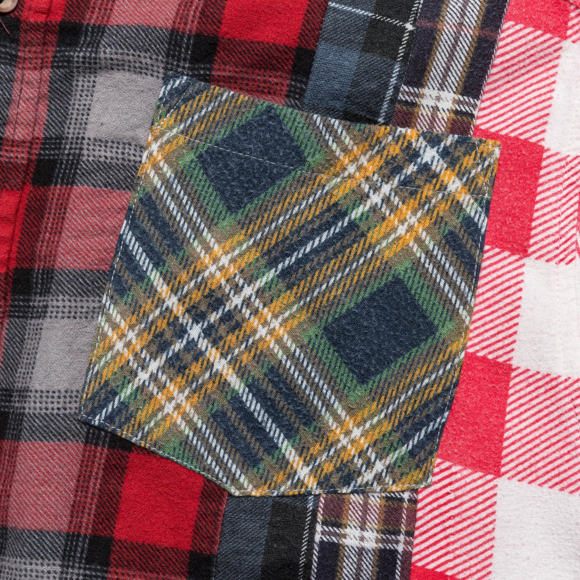 FW24 Rebuild Flannel 7 Cuts Shirt - Medium #3
