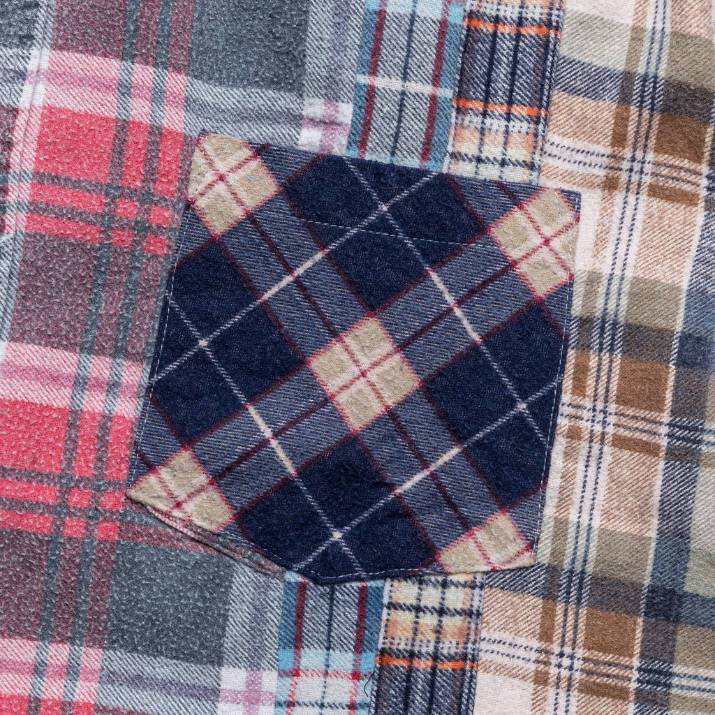 FW24 Rebuild Flannel 7 Cuts Shirt - Medium #5