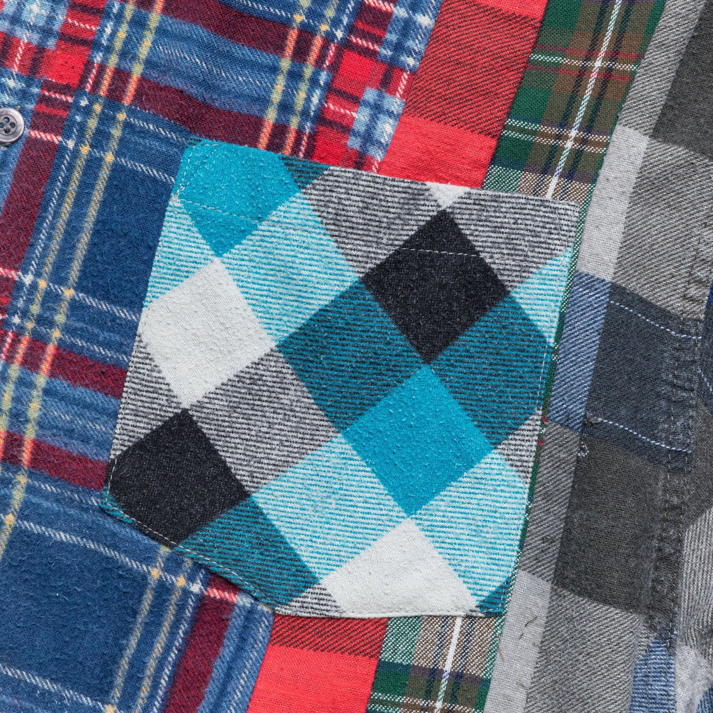 FW24 Rebuild Flannel 7 Cuts Shirt - Medium #7