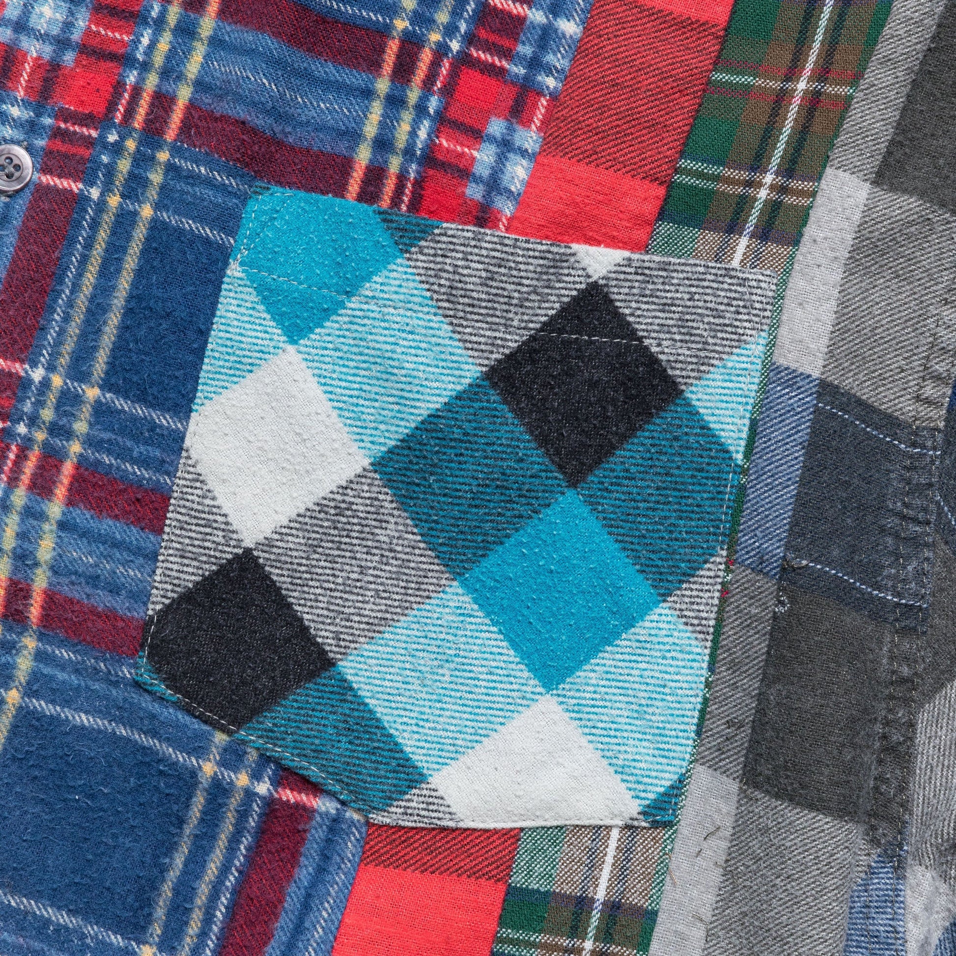FW24 Rebuild Flannel 7 Cuts Shirt - Medium #7