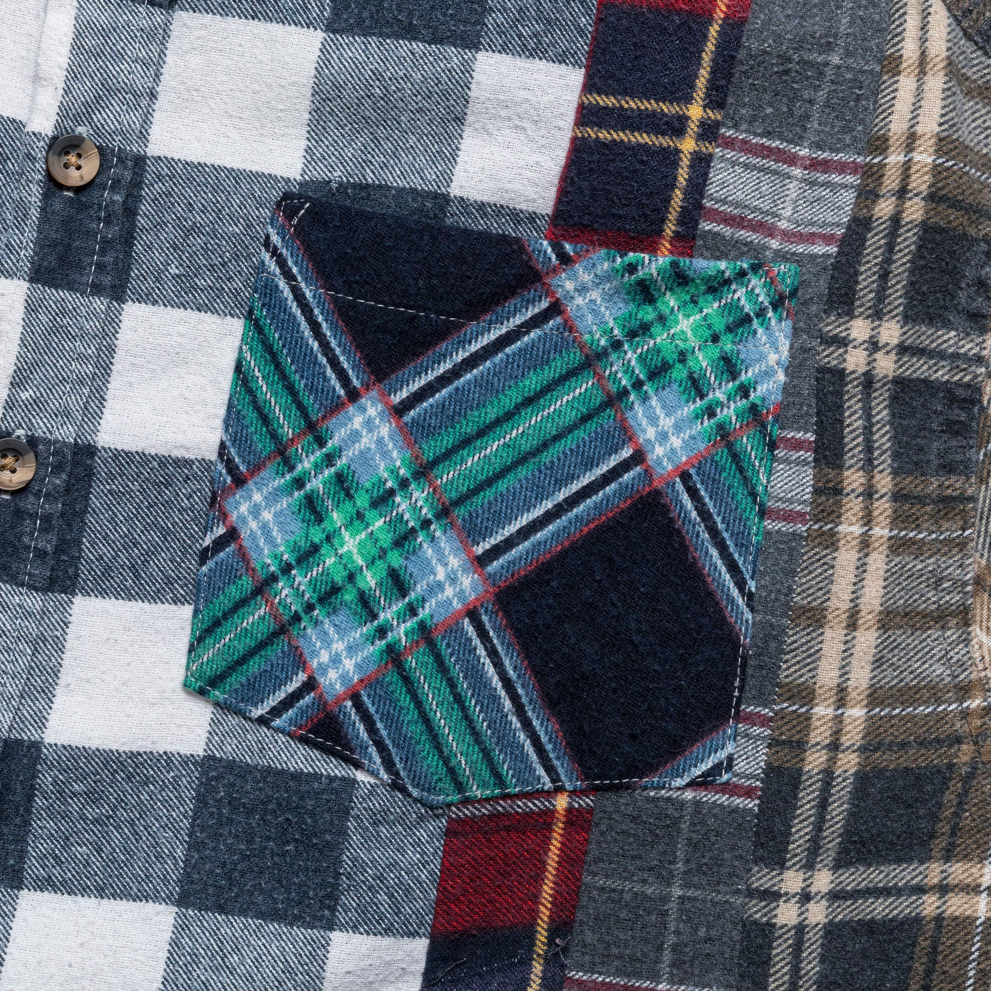 FW24 Rebuild Flannel 7 Cuts Shirt - Small #1