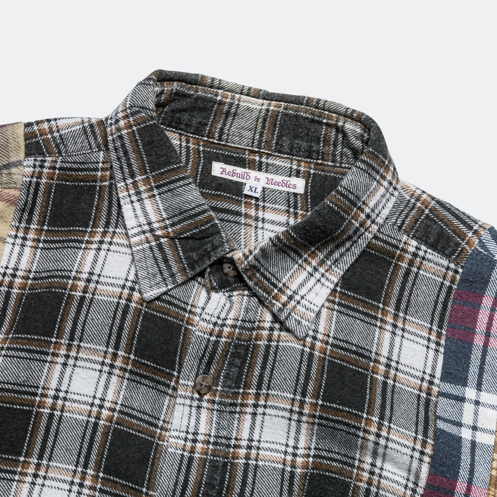 FW24 Rebuild Flannel 7 Cuts Shirt - X-Large #4