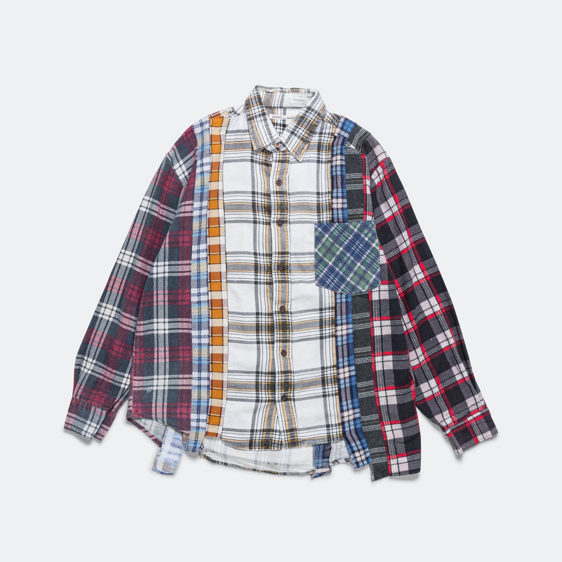 FW24 Rebuild Flannel 7 Cuts Shirt - X-Small #1