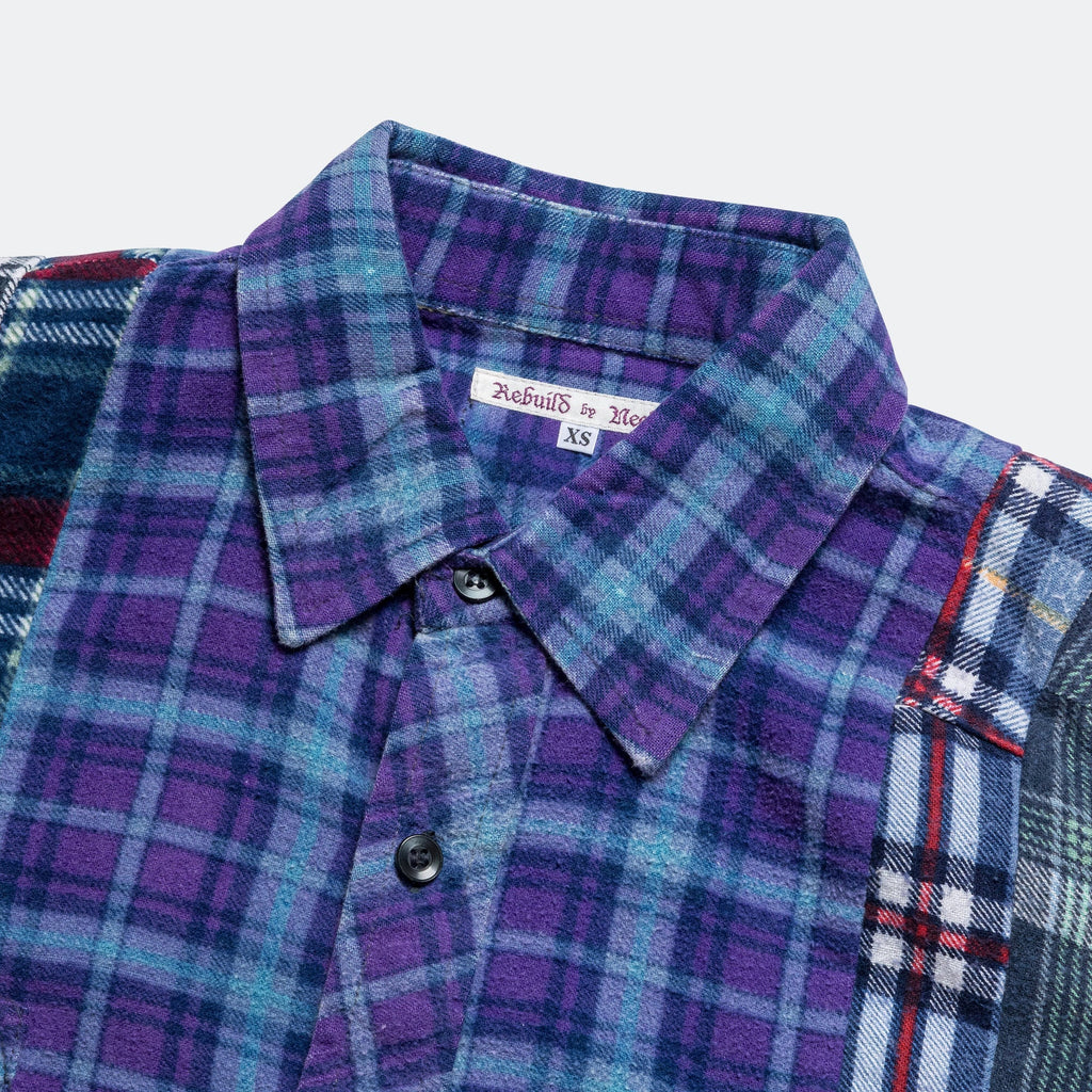 FW24 Rebuild Flannel 7 Cuts Shirt - X-Small #2