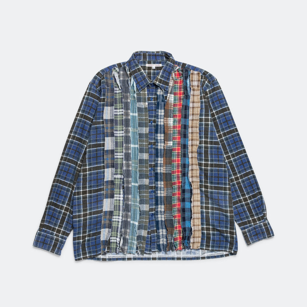 FW24 Rebuild Flannel Ribbon Shirt - Large #2
