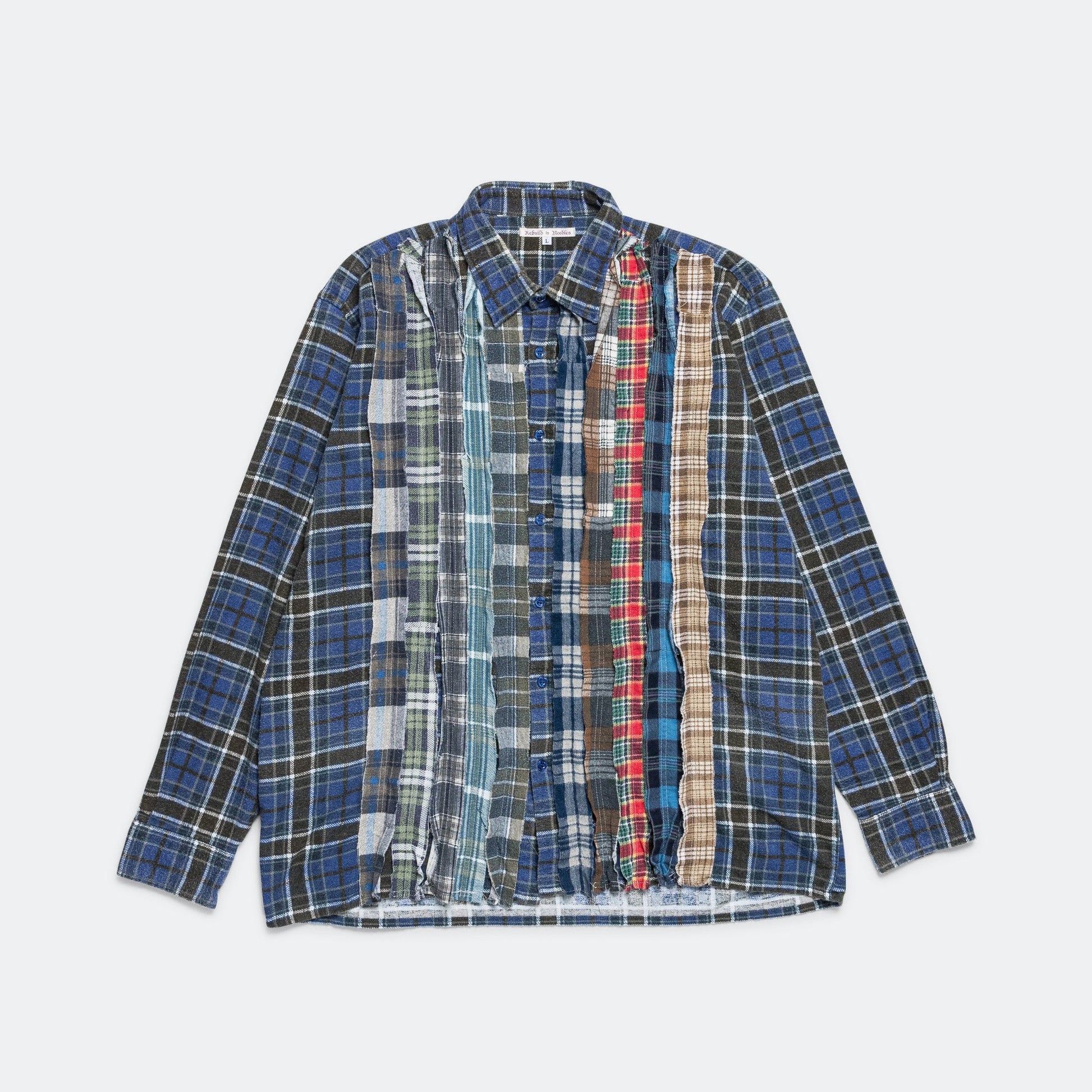 FW24 Rebuild Flannel Ribbon Shirt - Large #2