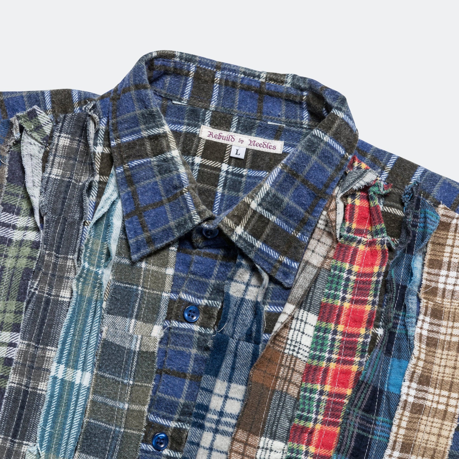 FW24 Rebuild Flannel Ribbon Shirt - Large #2