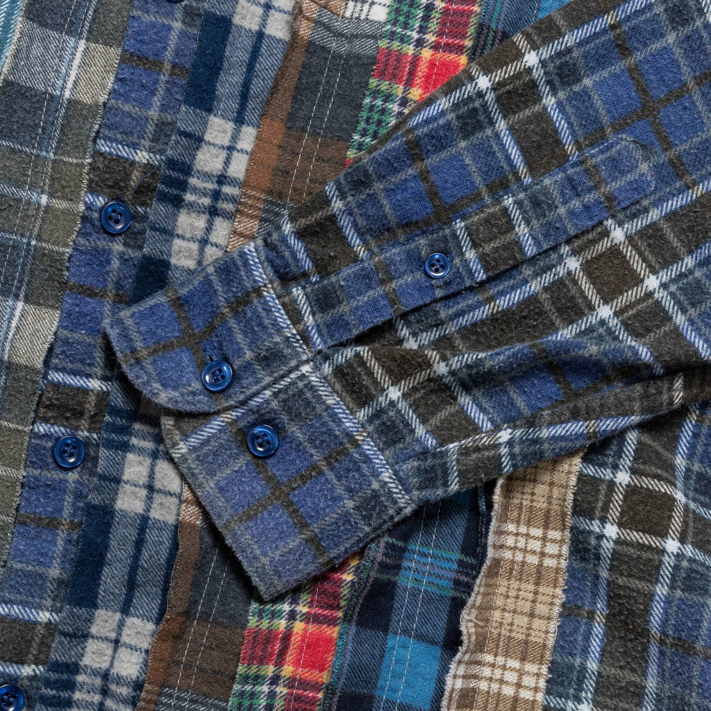 FW24 Rebuild Flannel Ribbon Shirt - Large #2