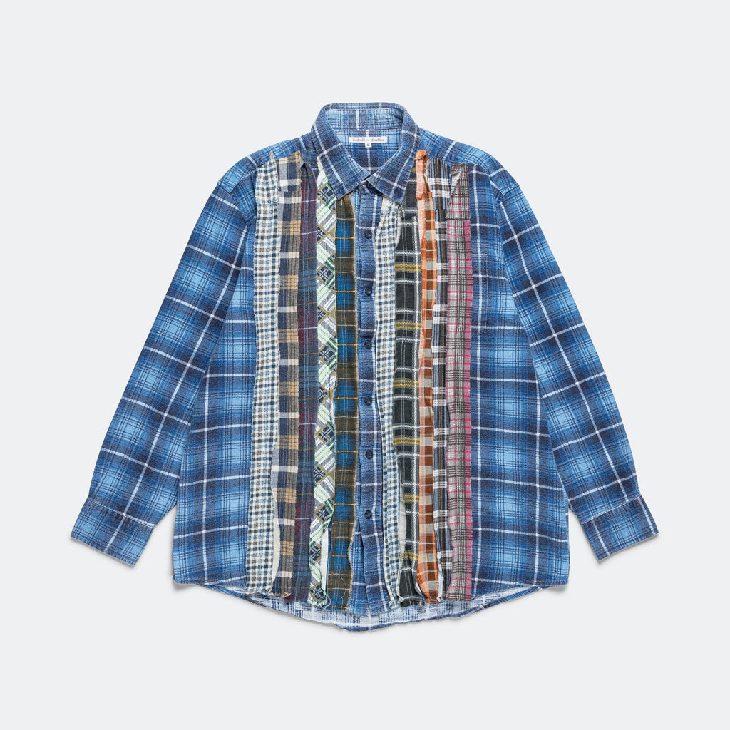FW24 Rebuild Flannel Ribbon Shirt - Large #3