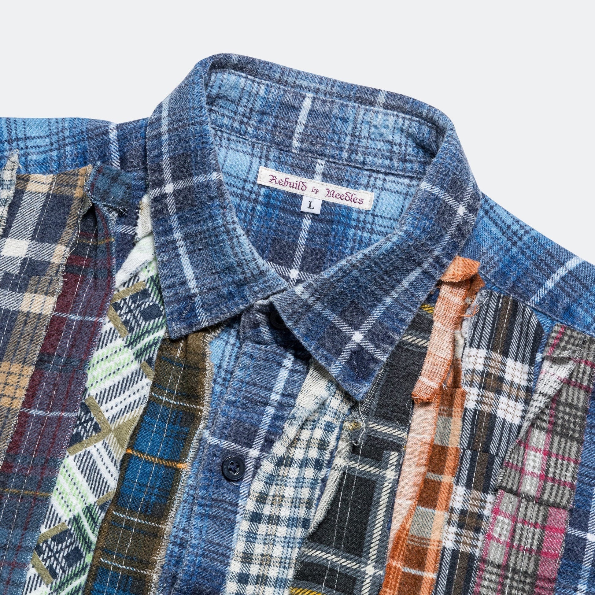 FW24 Rebuild Flannel Ribbon Shirt - Large #3