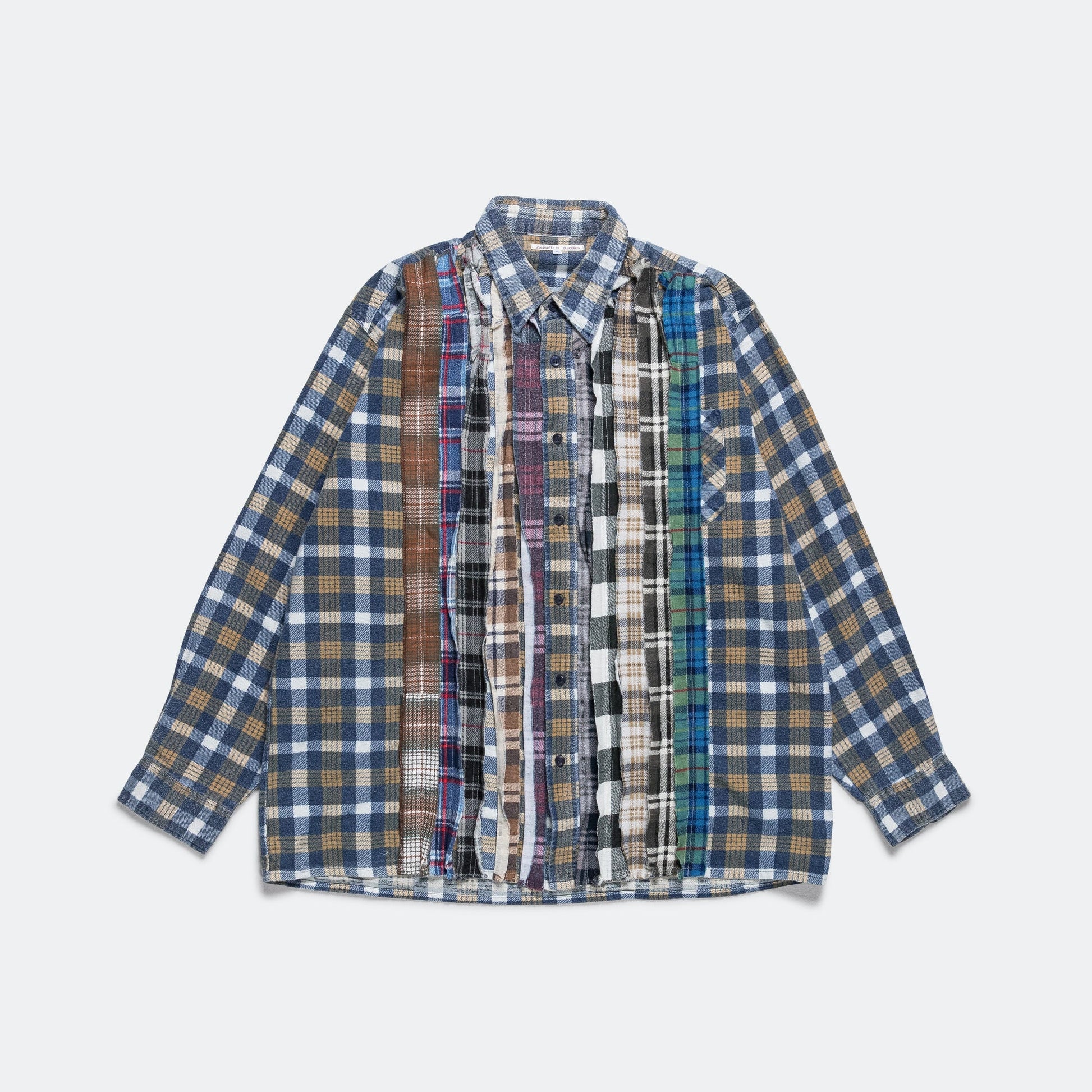 FW24 Rebuild Flannel Ribbon Shirt - Large #4