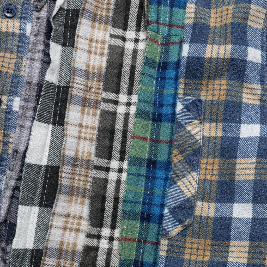 FW24 Rebuild Flannel Ribbon Shirt - Large #4