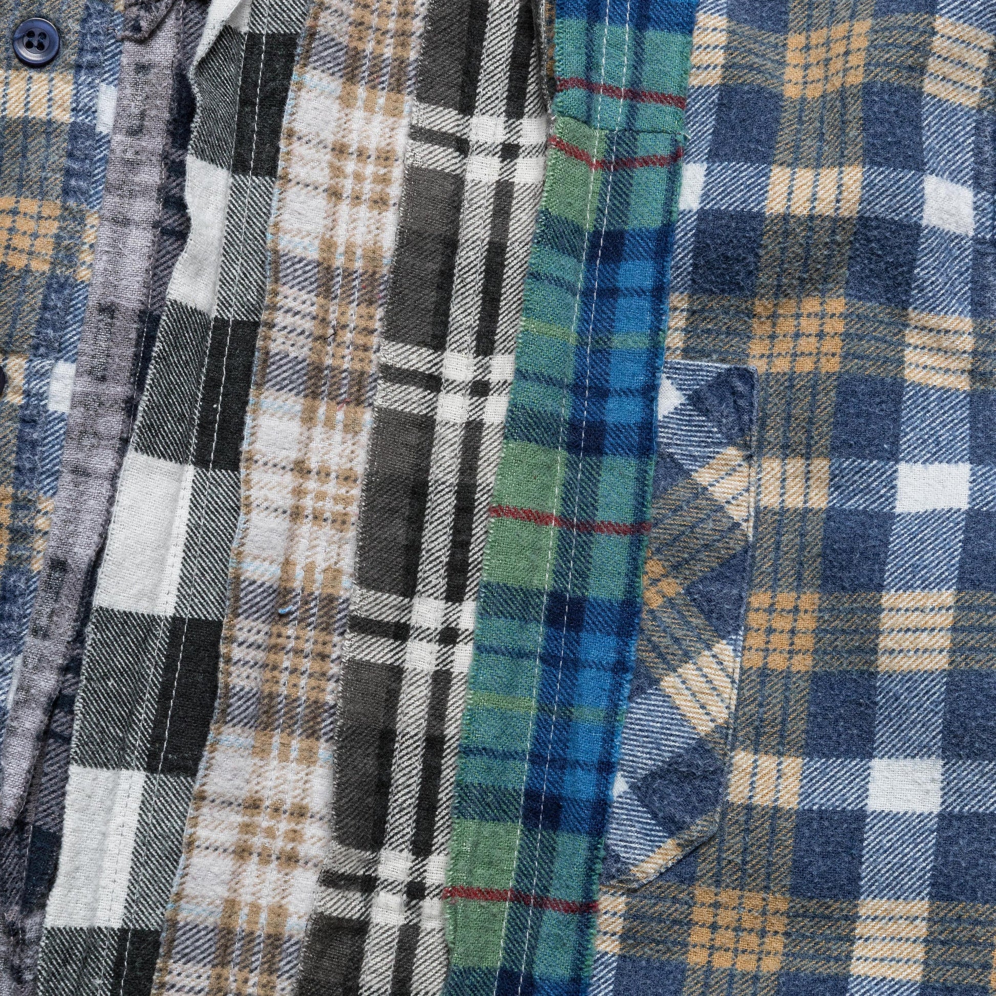 FW24 Rebuild Flannel Ribbon Shirt - Large #4