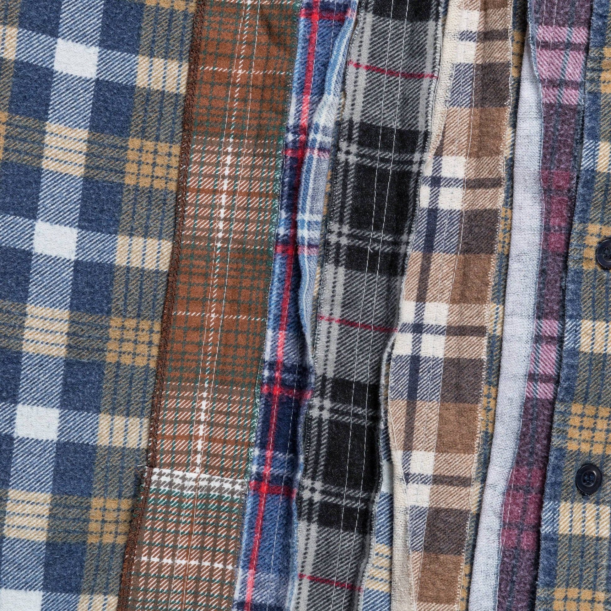 FW24 Rebuild Flannel Ribbon Shirt - Large #4