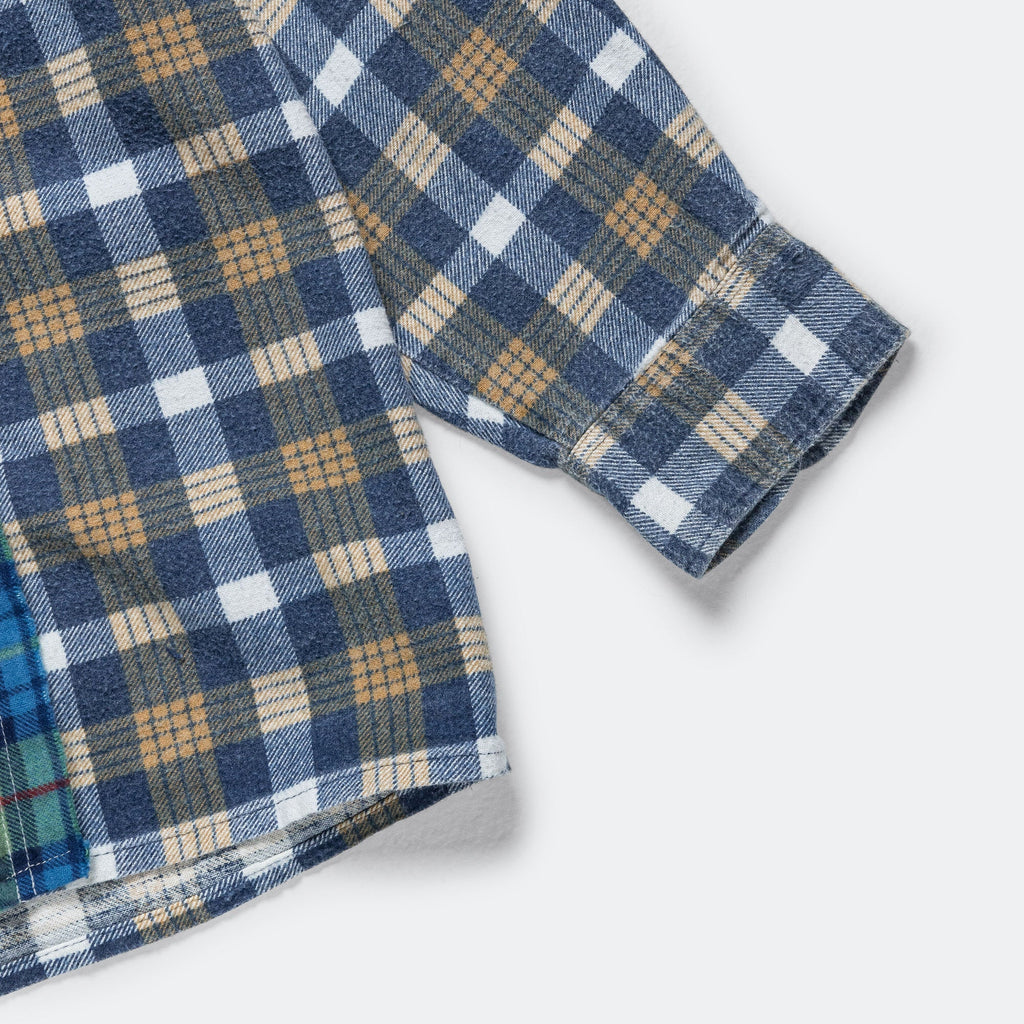 FW24 Rebuild Flannel Ribbon Shirt - Large #4