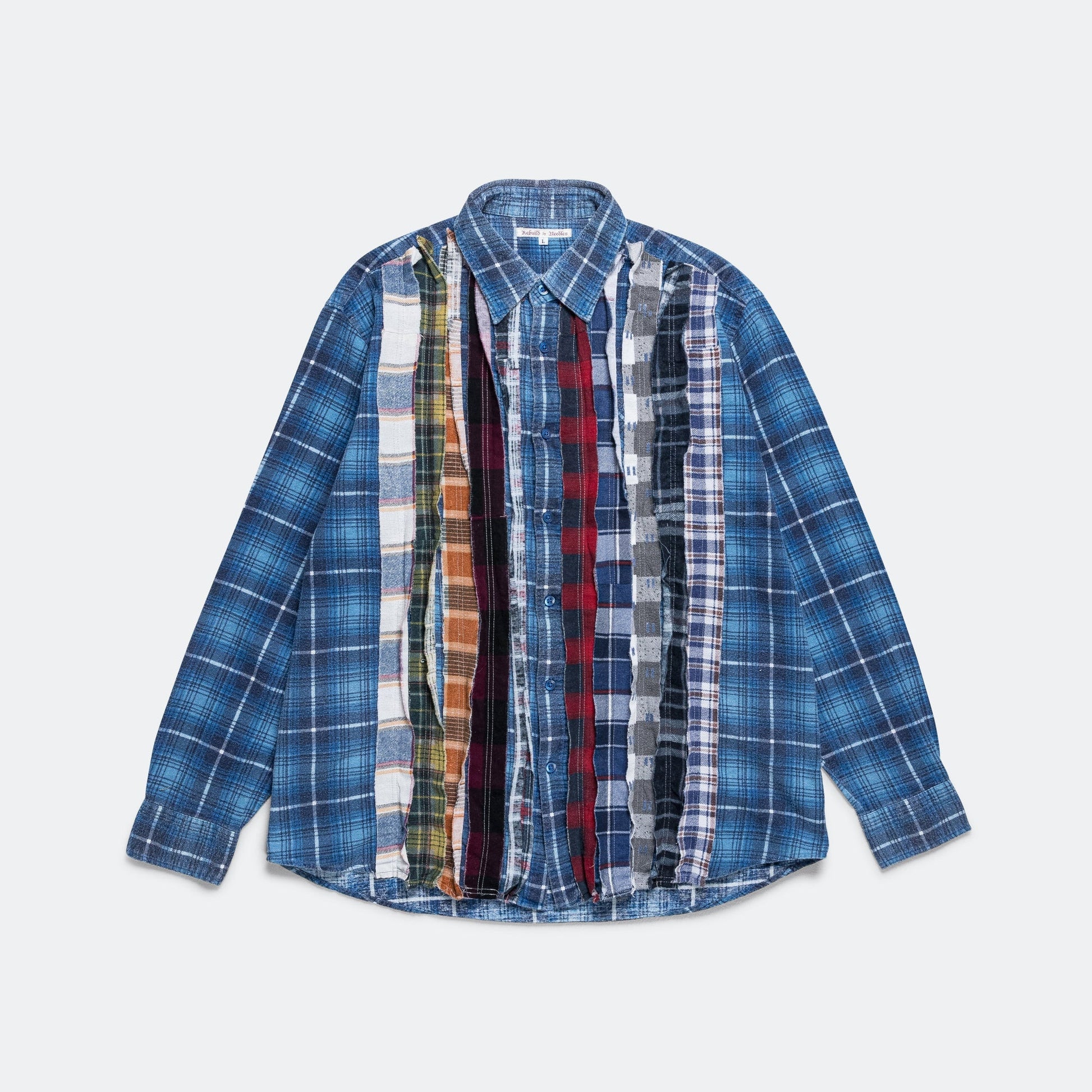 FW24 Rebuild Flannel Ribbon Shirt - Large #5