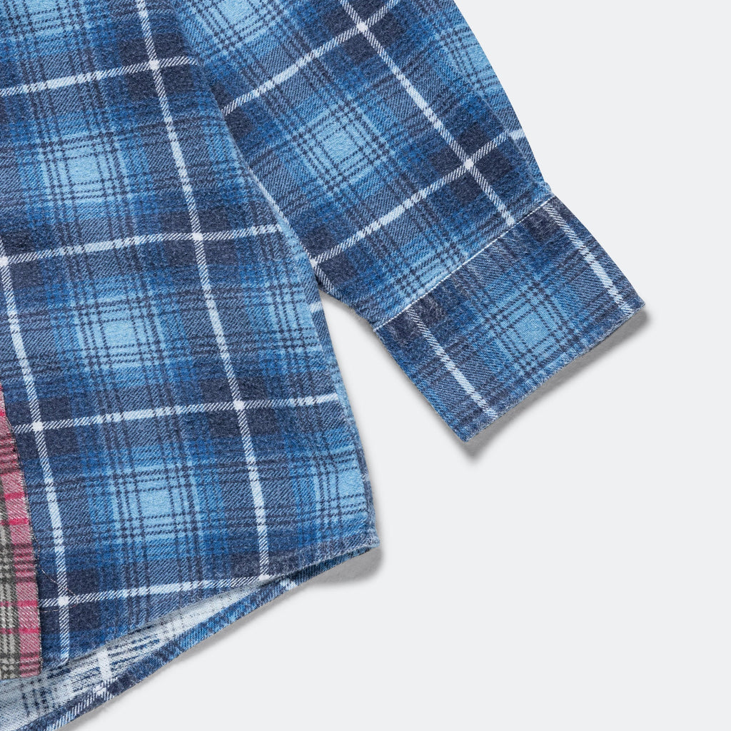 FW24 Rebuild Flannel Ribbon Shirt - Large #5